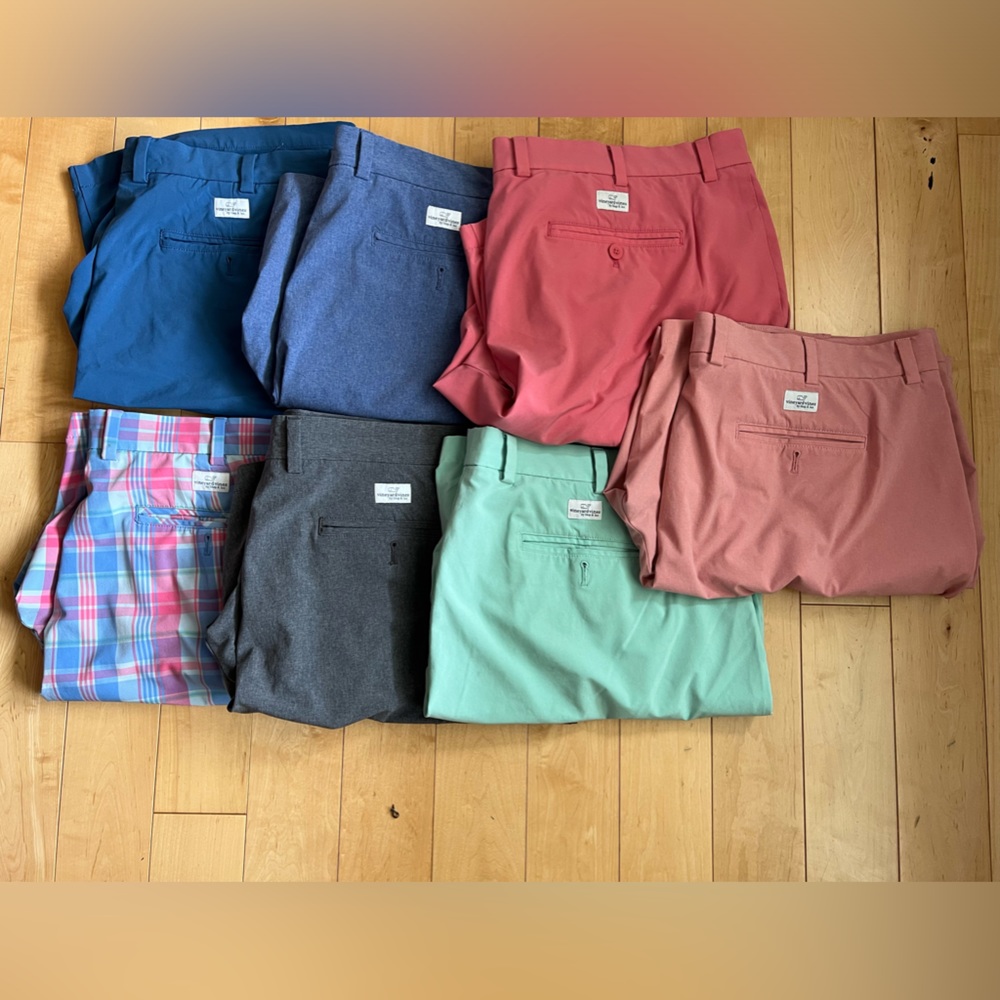 Vineyard Vines performance Breaker Short Lot of 7 pairs size 40